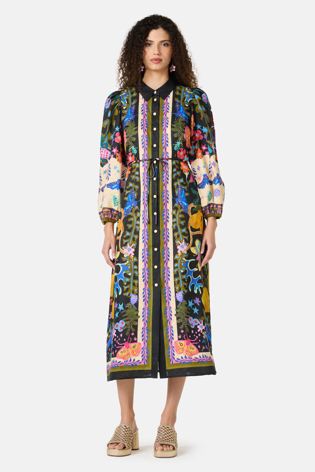 Gorman NZ - Beetlemania Long Dress - print