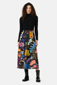 Gorman NZ - Beetlemania Midi Skirt - print