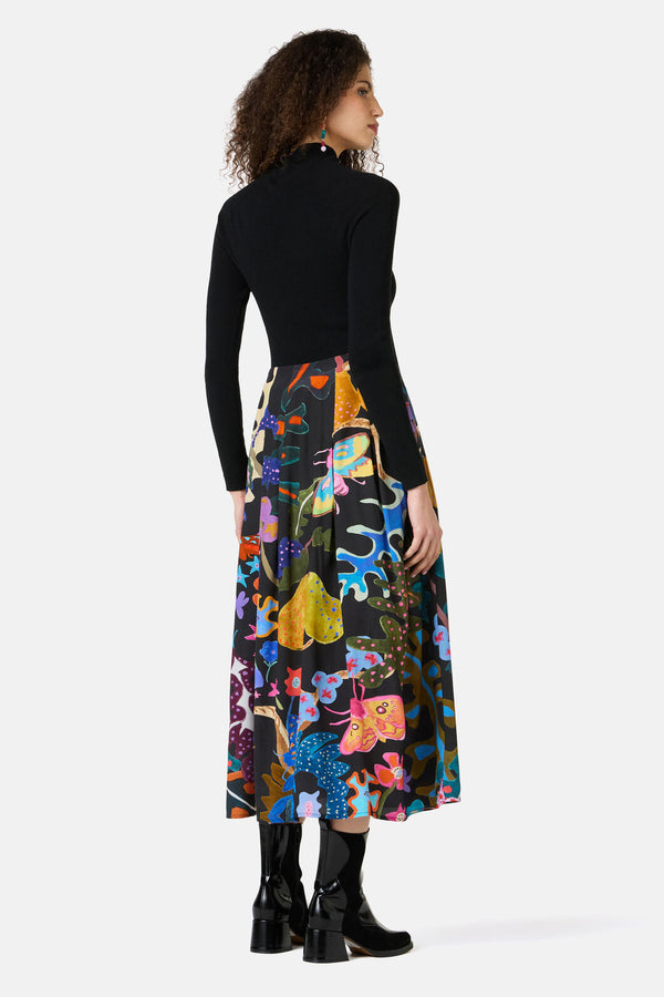 Gorman NZ - Beetlemania Midi Skirt - print