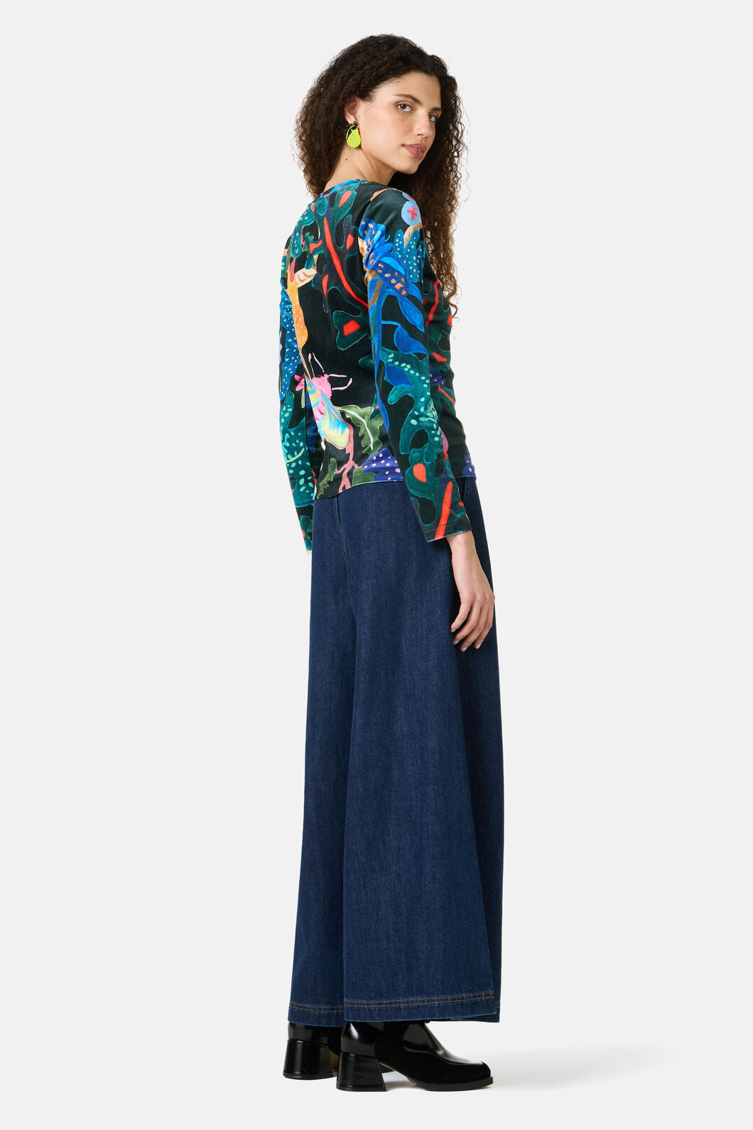 Gorman NZ - Beetlemania Velvet Long Sleeve Top - print