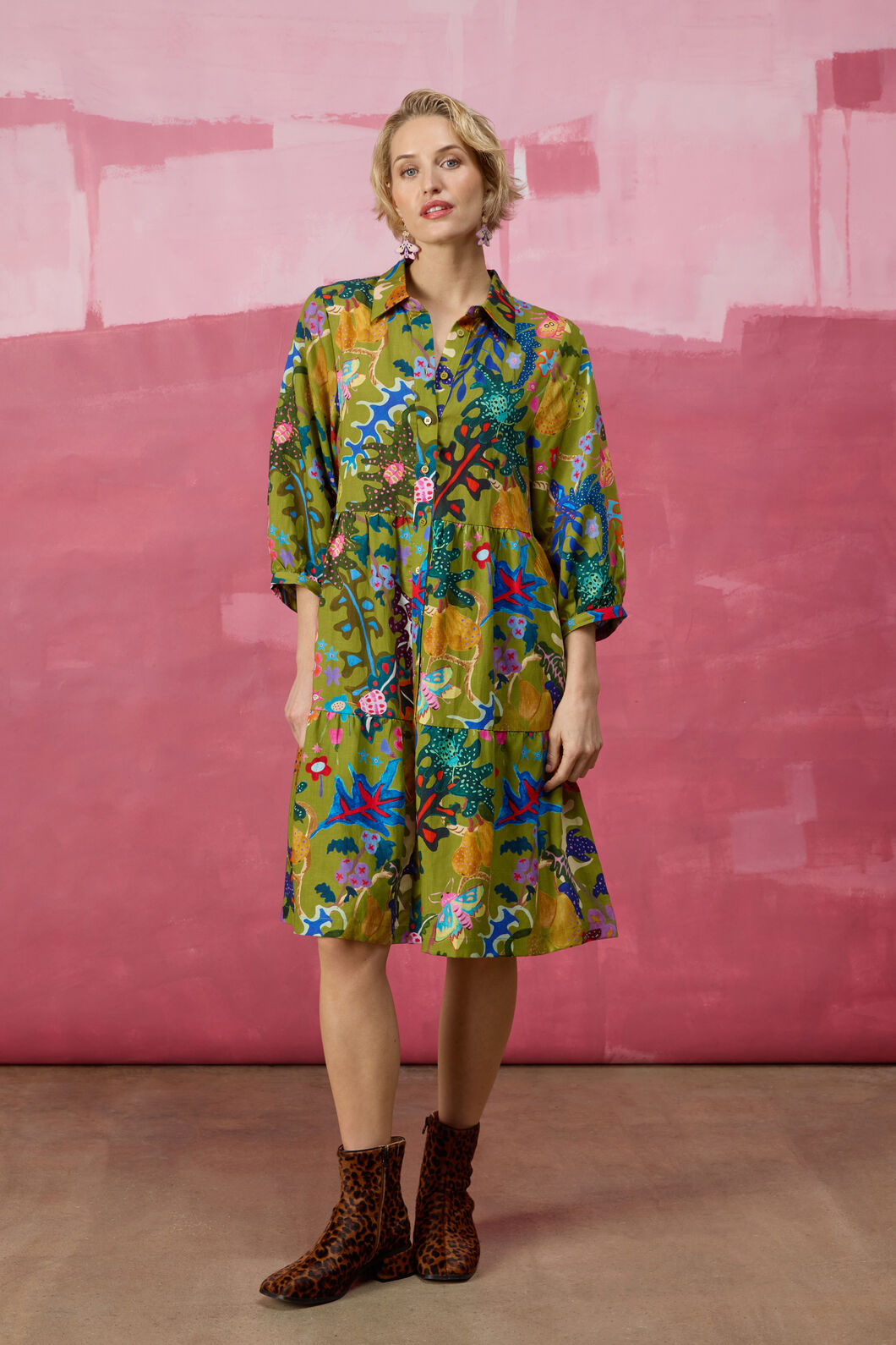 Gorman NZ - Beetlemania Smock Dress - print
