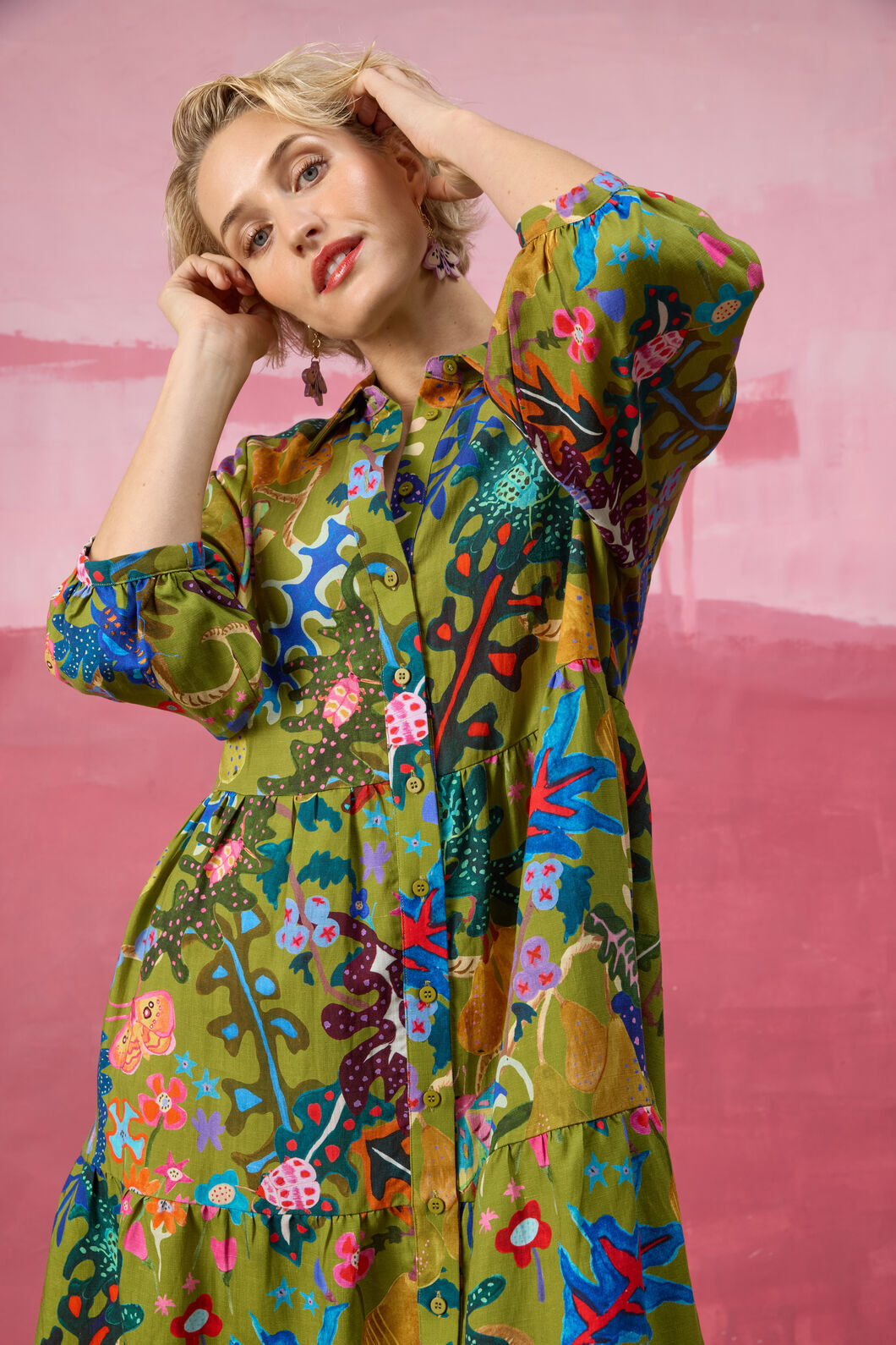 Gorman NZ - Beetlemania Smock Dress - print