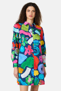 Gorman NZ - Jumble Shirt Dress - print
