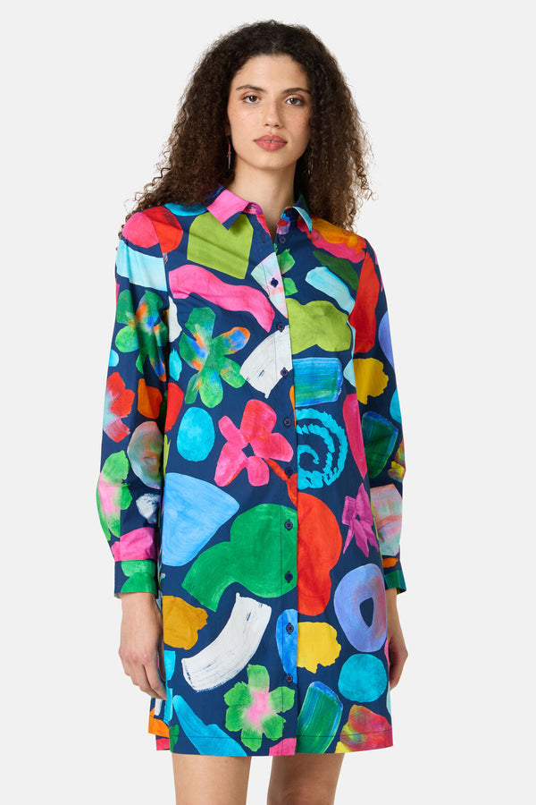 Gorman NZ - Jumble Shirt Dress - print