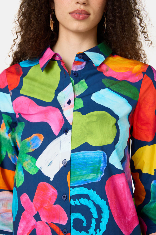 Gorman NZ - Jumble Shirt Dress - print