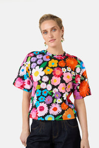 Gorman NZ - Flower Meadow Print Relaxed Tee - print