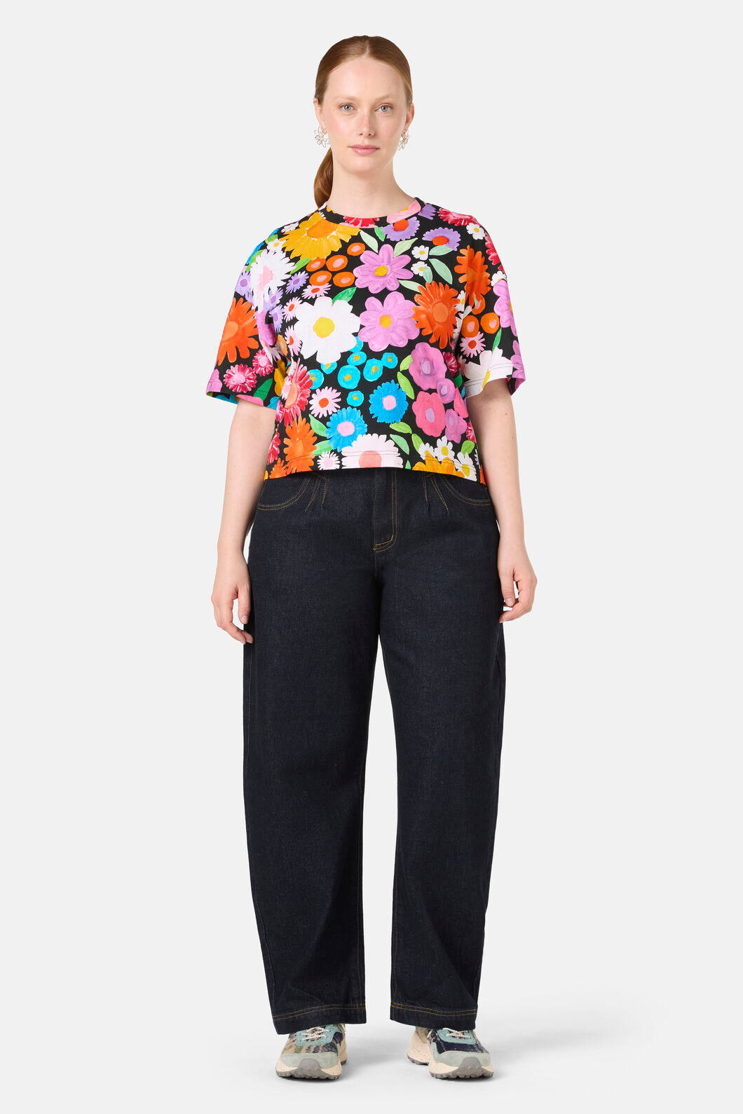 Gorman NZ - Flower Meadow Print Relaxed Tee - print