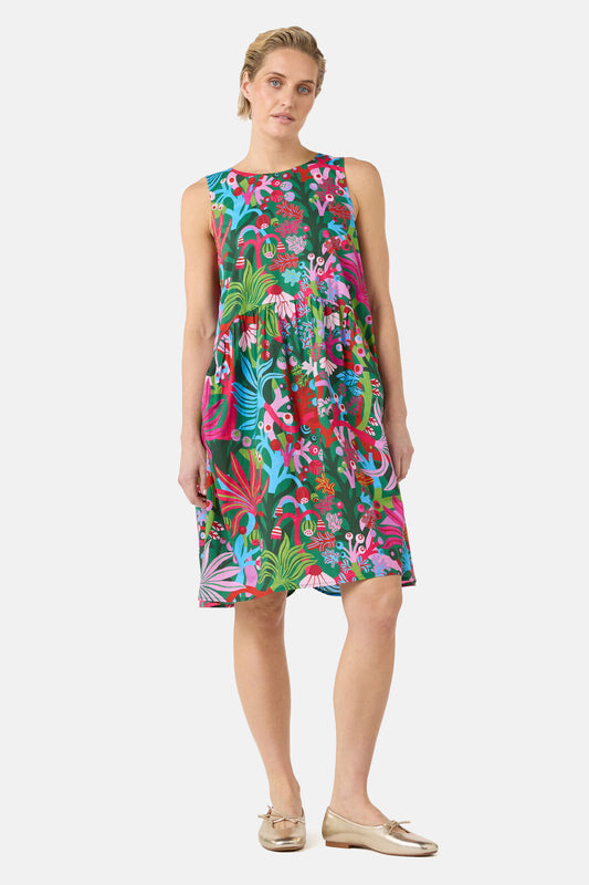 Gorman NZ - Wild Garden Dahlia Dress - print