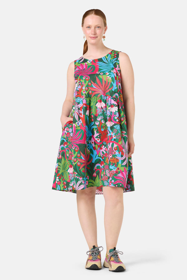 Gorman NZ - Wild Garden Dahlia Dress - print
