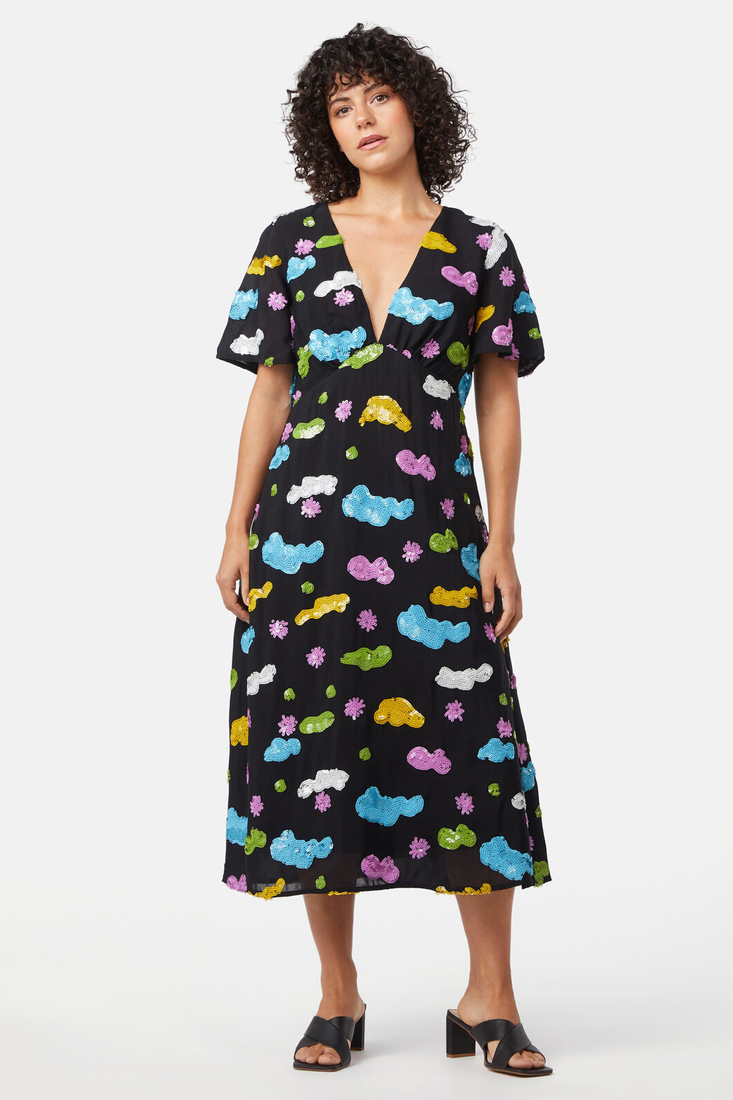 Gorman NZ - Skyscape Sequinned Dress - multi