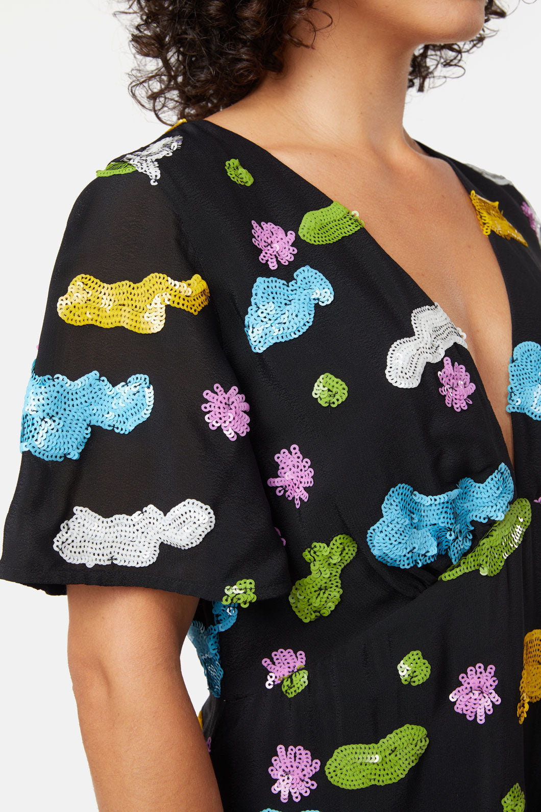 Gorman NZ - Skyscape Sequinned Dress - multi
