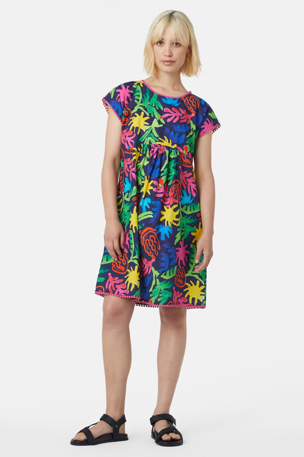 Gorman NZ - Beach Leaves Bungalow Dress - print