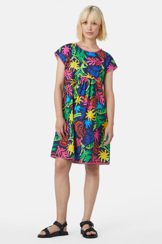 Gorman NZ - Beach Leaves Bungalow Dress - print