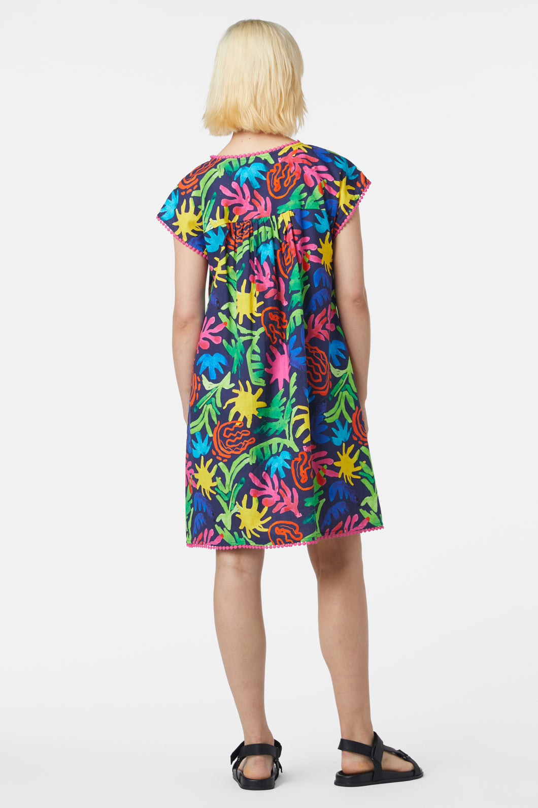 Gorman NZ - Beach Leaves Bungalow Dress - print