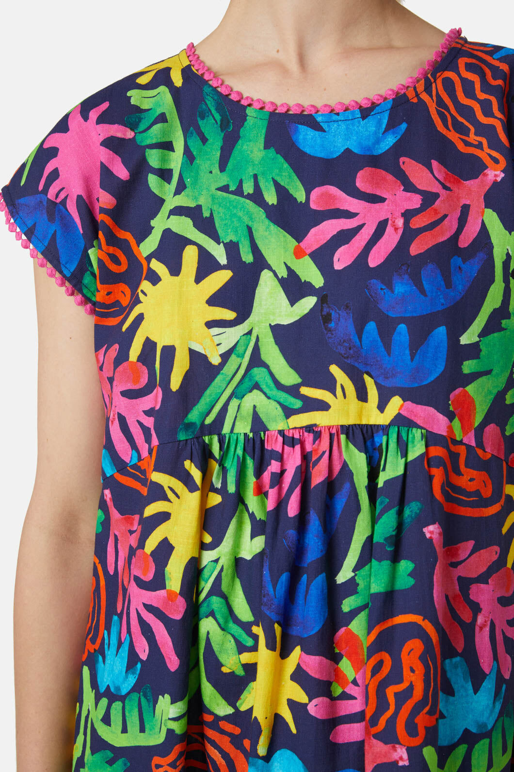 Gorman NZ - Beach Leaves Bungalow Dress - print