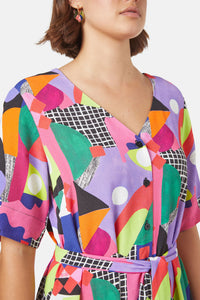 Gorman NZ - Tales Of Tiles Long Dress - print
