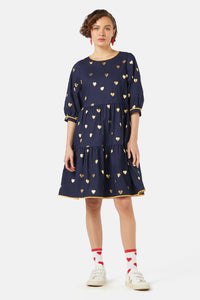 Gold Romance Smock Dress  Gorman NZ