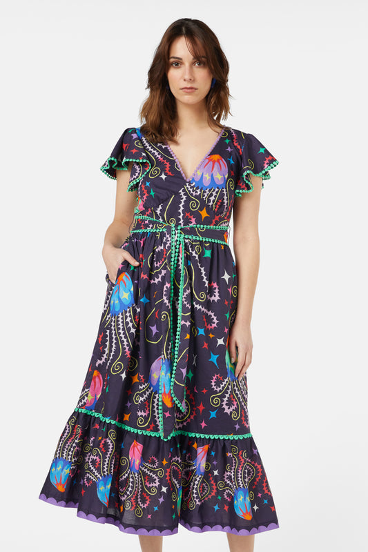 Gorman NZ - Jellyfish At Night Dress - print