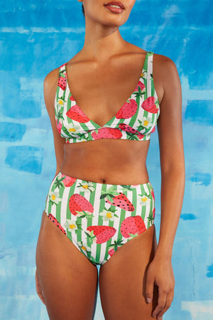 Gorman NZ - Strawberry Patch Bikini Bottom - print