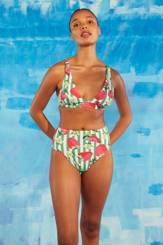 Gorman NZ - Strawberry Patch Bikini Bottom - print