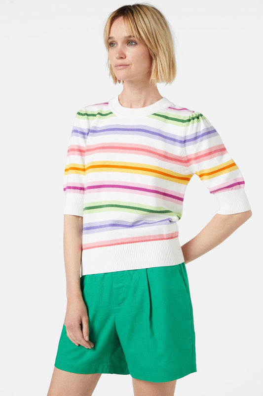 Gorman NZ - Stripey Crayon Knit Top - stripe