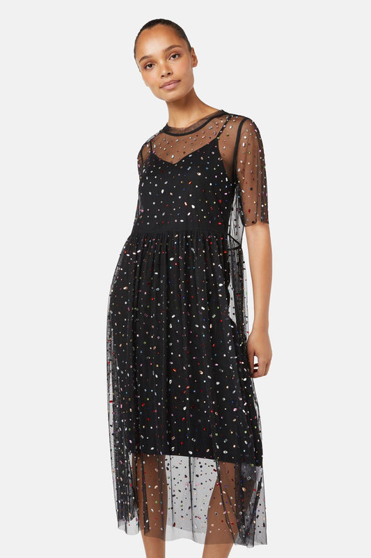 Gorman NZ - Treasure Mesh Dress - black