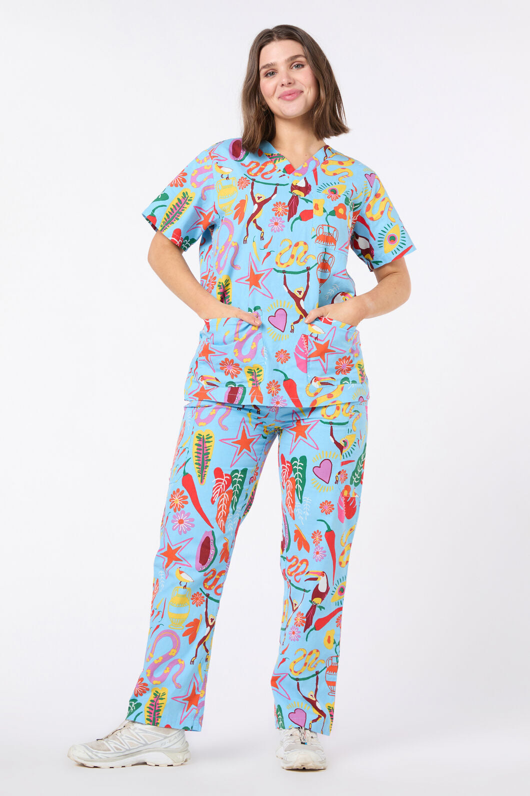 Gorman NZ - Fuego Scrub Set - blue