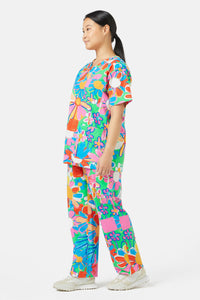Gorman NZ - Flower Pots Scrub Set - print