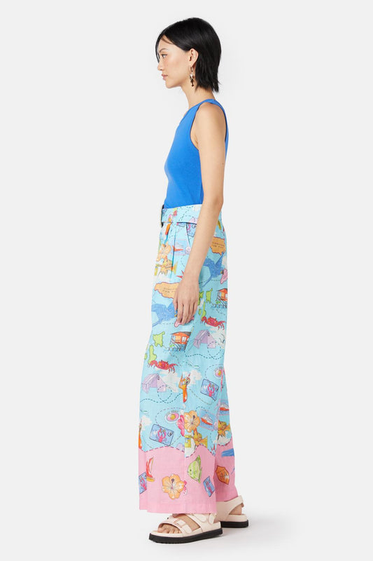 Gorman NZ - Souvenir Pant - print