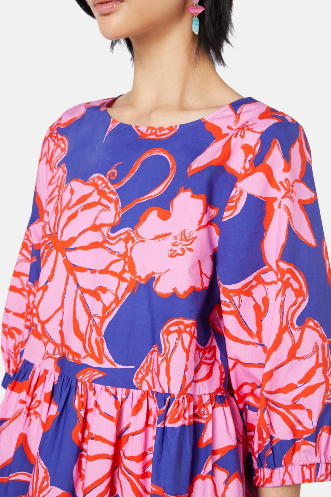 Prehistoria Smock Dress