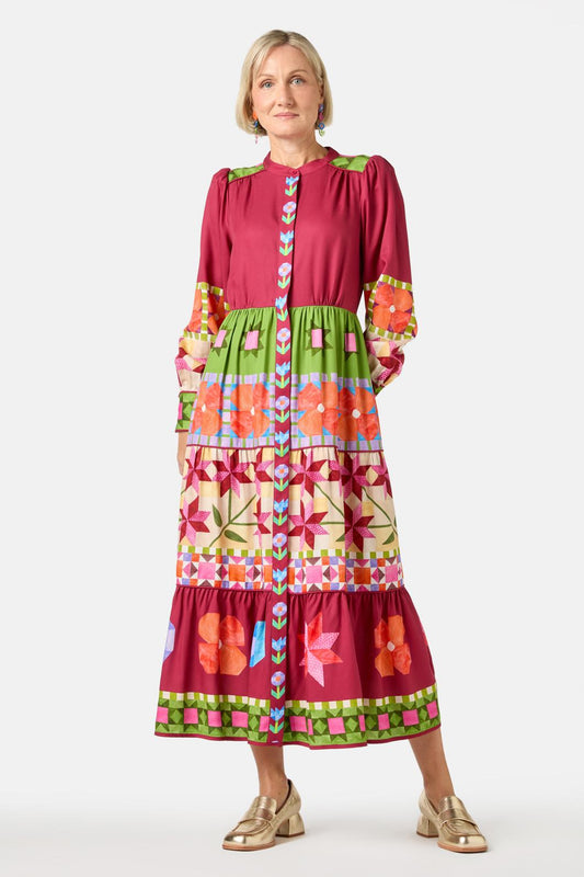 Gorman NZ - Heirloom Tiered Long Dress - print
