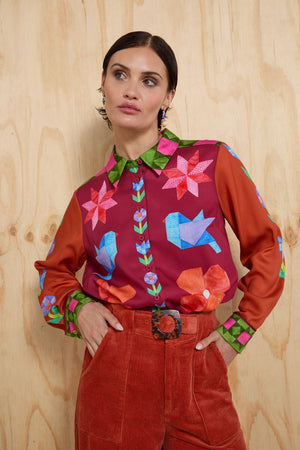 Gorman NZ - Heirloom Placement Shirt - print