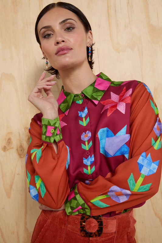 Gorman NZ - Heirloom Placement Shirt - print