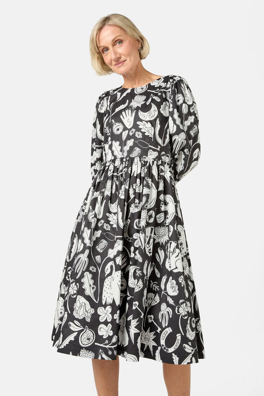 Gorman NZ - Lost And Found Midi Dress - print