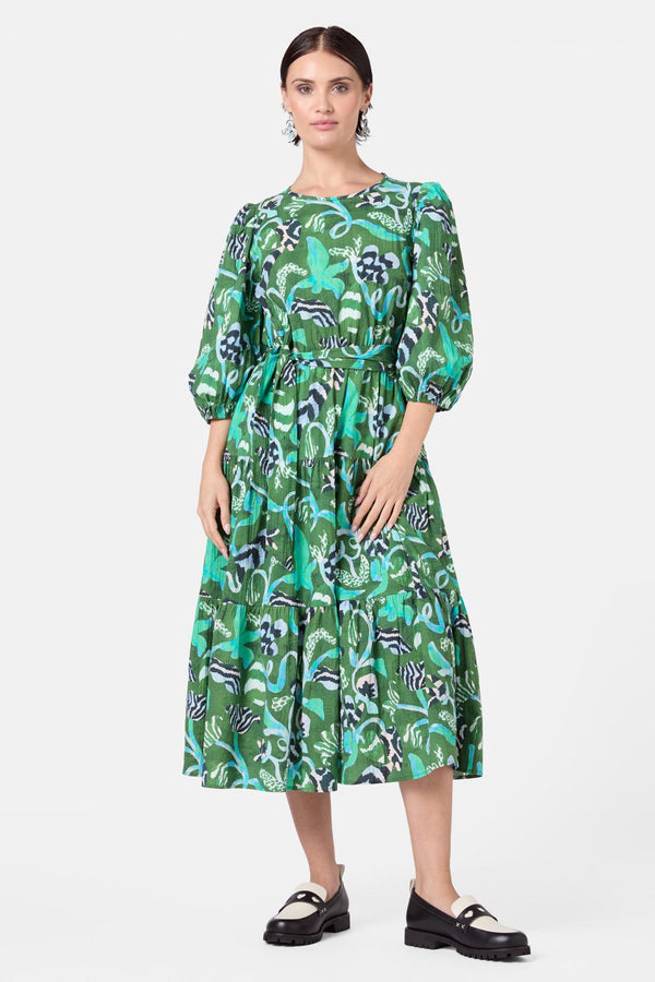 Gorman NZ - The Vines Midi Dress - print