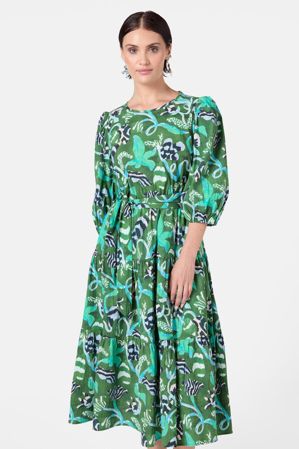 Gorman NZ - The Vines Midi Dress - print
