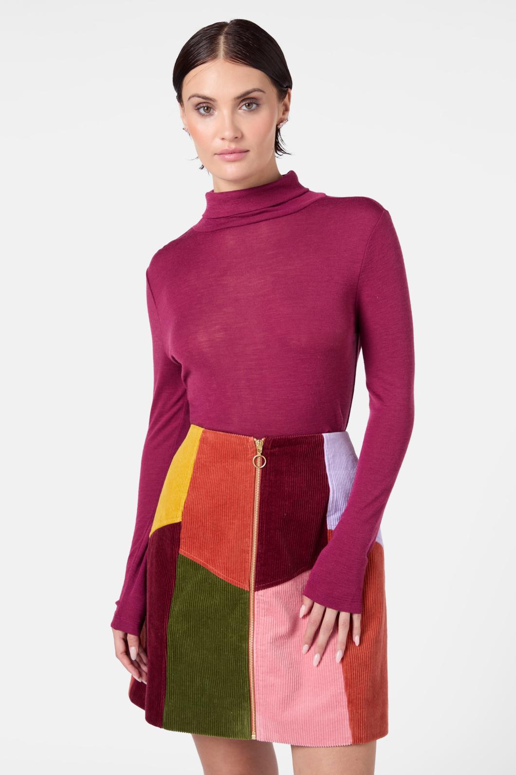 Gorman NZ - Merino Polo Top - plum