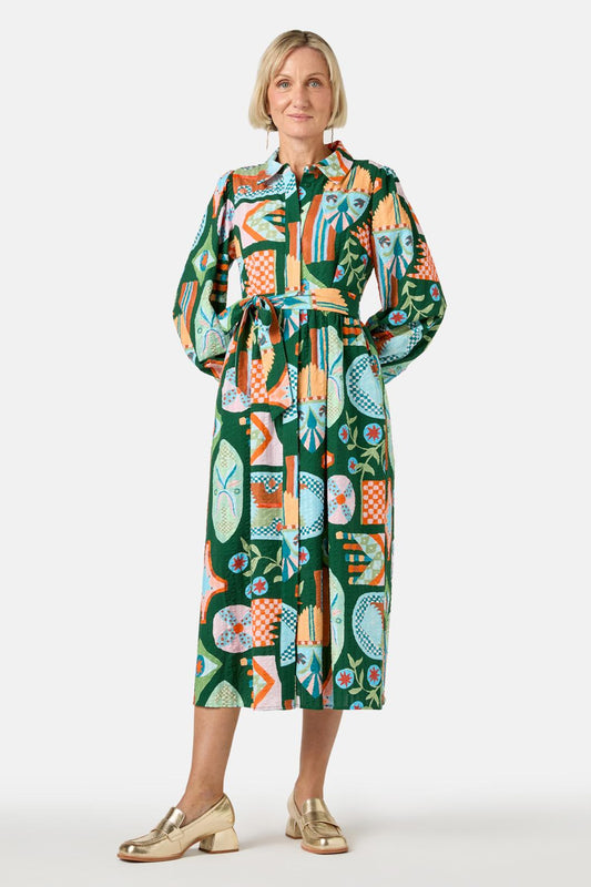 Gorman NZ - Renaissance Long Dress - print