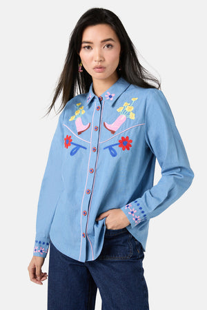 Gorman NZ - Windowsill Shirt - chambray