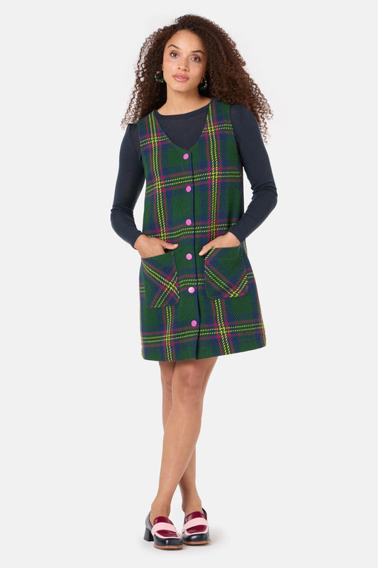 Gorman NZ - Camdem Pinafore Dress - check