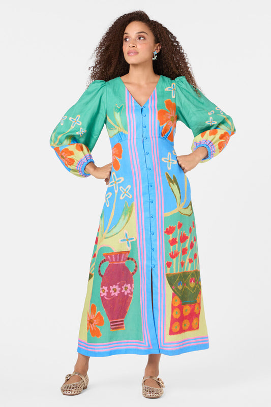 Gorman NZ - Amphora Long Dress - print
