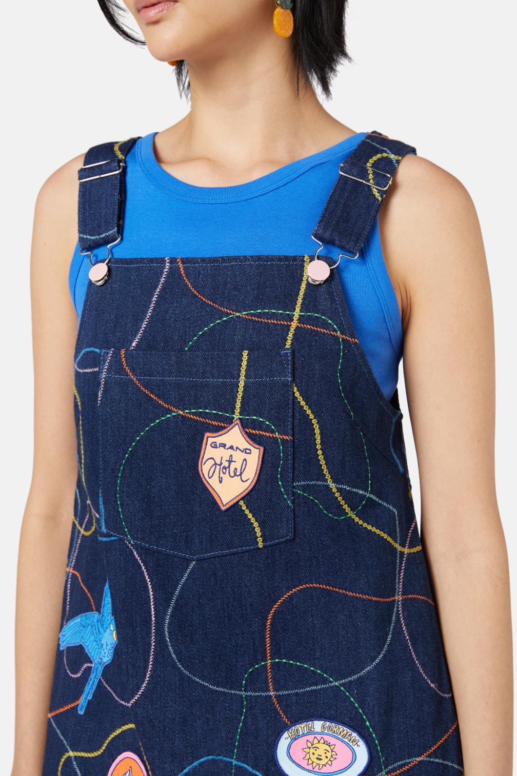 Taking A Trip Denim Dress