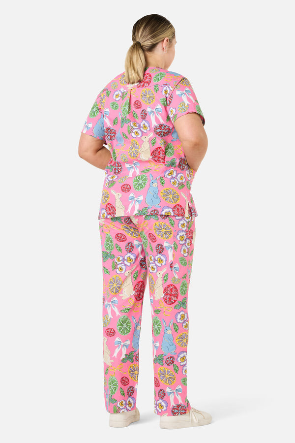 Gorman NZ - Some Bunny Loves You Scrub Set - pink