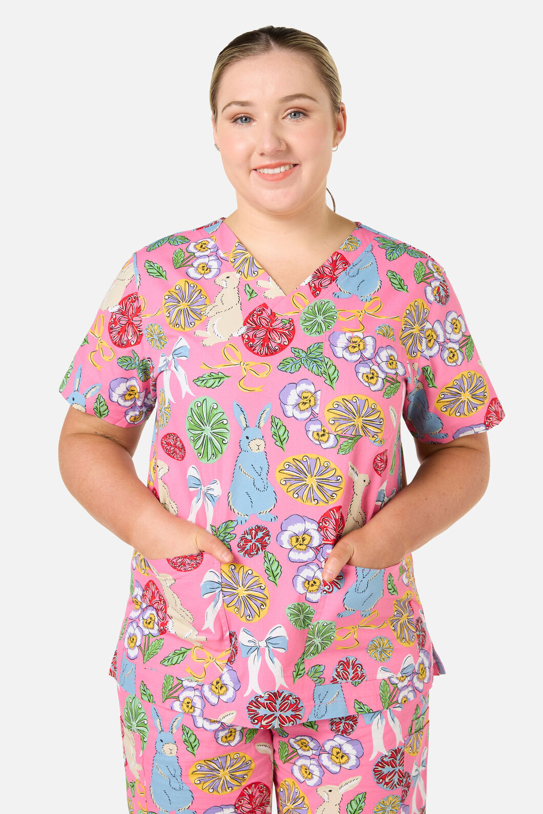 Gorman NZ - Some Bunny Loves You Scrub Set - pink