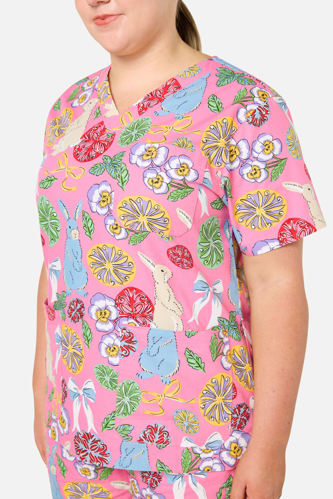 Gorman NZ - Some Bunny Loves You Scrub Set - pink