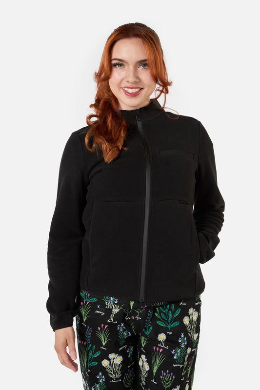 Gorman NZ - Scrubs Black Micro Polar Fleece Jacket - black