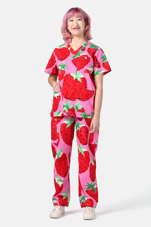 Gorman NZ - Strawberry Fields Scrub Set - pink