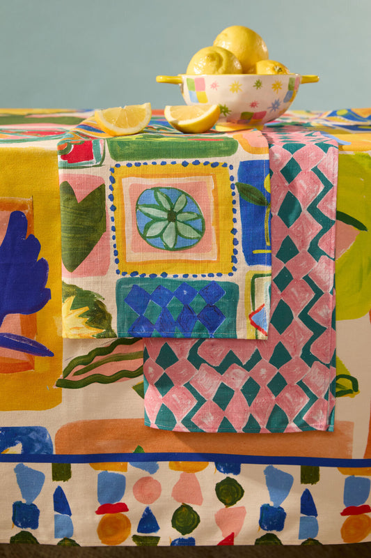 Gorman NZ - Mediterranean Tea Towel Set - print