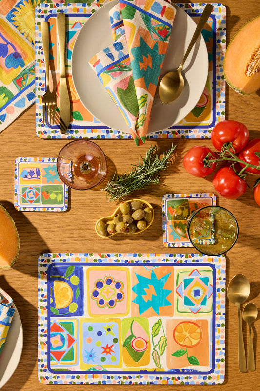 Gorman NZ - Mediterranean Placemat Set 4 - print