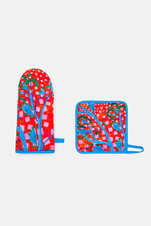 Gorman NZ - Desert Hill Oven Mitt Set - print